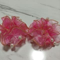 ヘアシュシュ2個セットのサムネイル