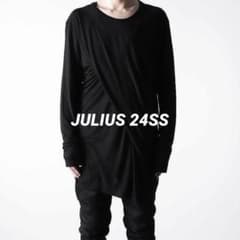 【JULIUS】ユリウス 24SS レイヤード ドレープ ロンT JULIUS】ユリウス 24SS レイヤード ドレープ ロンT - メルカリ