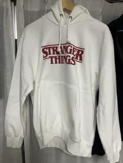 GU STRANGER THINGS 화이트 파커 M 사이즈