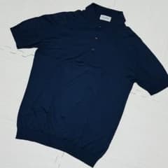 JOHN SMEDLEY シーアイランドコットン ポロシャツ ネイビー Mサイズ