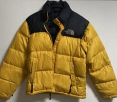 THE NORTH FACE ダウンジャケット イエロー ブラックのサムネイル