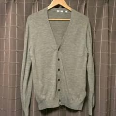 UNIQLOエクストラファインメリノカーディガンLのサムネイル