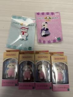 シルバニアファミリー フローラウサギの赤ちゃん 森のキッチン 6点セットのサムネイル