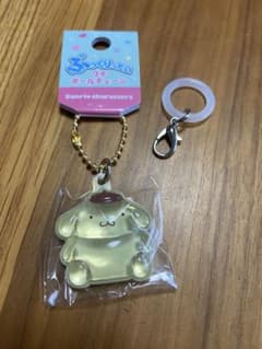 めじるしチャーム　サンリオ ぷっくりたい プチボールチェーン ポムポムプリンのサムネイル