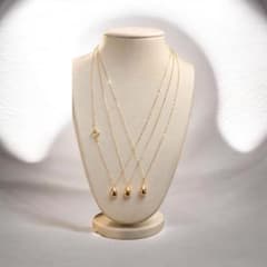 ドロップモチーフ ネックレス ゴールドカラー ドロップモチーフ ネックレス ゴールドカラー1pc set - メルカリ
