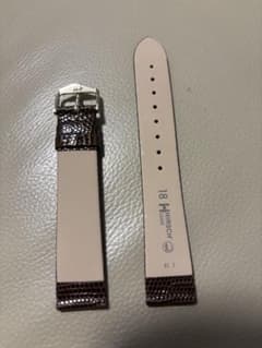 と*と様 Hirsch 18mm ブラウンレザーベルト　時計ベルトのサムネイル
