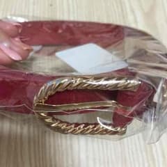 赤  ベルト  細みのサムネイル