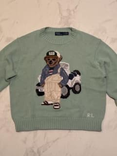 【美品】Polo Ralph laurenラルフローレン ポロベア ニットのサムネイル