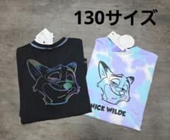 Disney Zootopia Nick Tie-Dye RELA Short-Sleeve Top 130