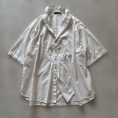 pas de calais パドカレ コットンシャツ 36 ヨーク仕立て 半袖 - メルカリ