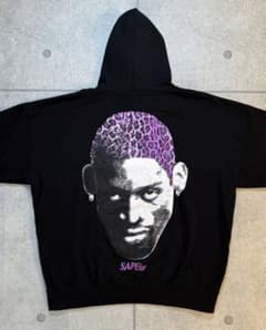sapeur PURPLE LEOPARD HEAD HOODIEのサムネイル