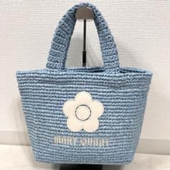 ✨美品✨MARY QUANT クロッシェラフィアライクトート - メルカリ