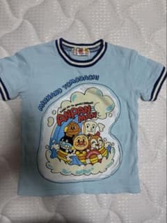 アンパンマン 半袖Tシャツ 100cm 水色のサムネイル