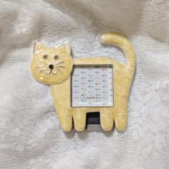 ladonna ラドンナ　フォトフレーム　猫　クリームホワイトのサムネイル