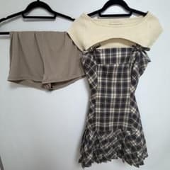 ANDMARY Karen check mini dress - メルカリ