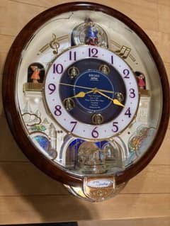 動作良好　SEIKO RE910B　電波時計　からくり時計 送料込】動作良好 SEIKO RE910B 電波時計 からくり時計 美品 - メルカリ