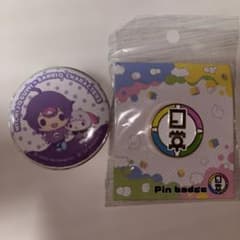 新品未開封】日常組 公式ロゴピンバッジ ピンズ / サンリオ缶バッチ