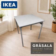 イケア IKEA GRÅSALA グローサラ テーブル　グレー 正方形 廃盤 IKEA GRÅSALA グローサラ テーブル グレー - メルカリ