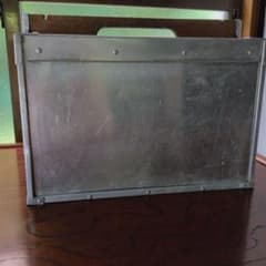 岡持ち オカモチ 出前箱 アルミ製 木製持ち手 - メルカリ