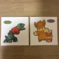 ポケモンパンシール 2枚セット カプサイジ＆スコヴィラン パモ＆パモットのサムネイル