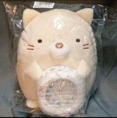 【週末お値引き中！】すみっコぐらし　ぬいぐるみ時計　ねこ【数社限定・数量限定】のサムネイル