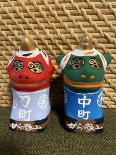 無印良品　福缶　唐津曳山　置物　唐津くんち　民芸品　佐賀　曳山土人形
