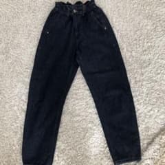 ZARA バギーペーパーバッグデニムのサムネイル
