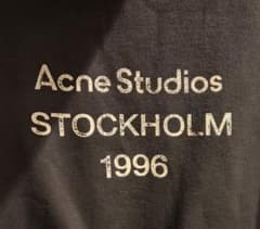 ACNE STUDIOS MEN'S BACK LOGO パーカー フーディのサムネイル