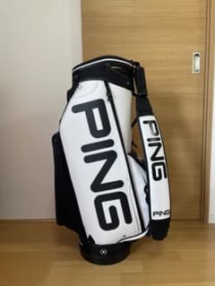 PING キャディバッグ ツアーモデル ホワイト - メルカリ