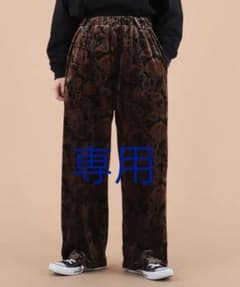 ペイズリーベロア イージーパンツのサムネイル