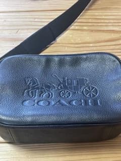 コーチショルダーバック黒のサムネイル