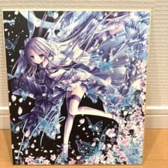 イラスト色紙 てぃんくる 蝶と少女のサムネイル