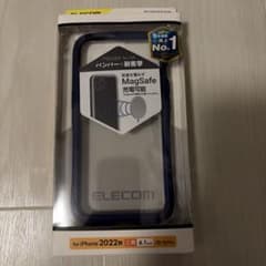 一度使用　ELECOM iPhone 14/13用 タフスリム バンパーのサムネイル