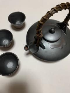 黒ぢょか　薩摩焼　渓山窯　南洲工房　黒千代香　未使用のサムネイル