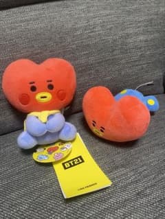 BTS BT21 Tata V Plush Toys (2 items)