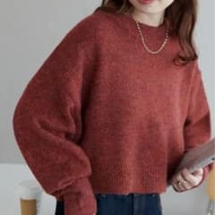 ふわメランジショートプルオーバー Mサイズのサムネイル
