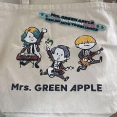 Mrs. GREEN APPLE 토트 백, 고무 밴드