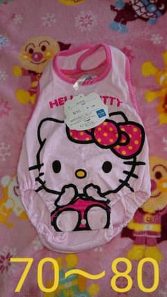 【70～80cm】女の子＊ロンパース＊ハローキティのサムネイル