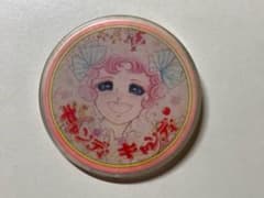 【超希少・昭和当時物】キャンディキャンディ プラスチック製バッジ ピンクの縁 超希少・昭和当時物】キャンディキャンディ プラスチック製バッジ