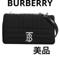 BURBERRY キルティングショルダーバッグ ブラックのサムネイル