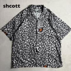schott HAWAIIAN SHIRT LEOPARD オープンカラーシャツ - メルカリ