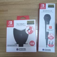 HORI Nintendo Switch カラオケマイク 防音カバーセットのサムネイル