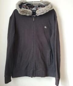 ⭐激レアビッグサイズ⭐BURBERRY BLACK LABEL ファー パーカー ⭐激レアビッグサイズ⭐BURBERRY BLACK LABEL ファー パーカー - メルカリ