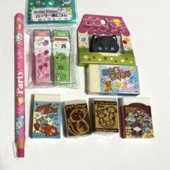 平成 レトロ 消しゴム セット メゾピアノ エンジェルブルー - メルカリ
