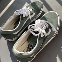 当日発送　VANS スニーカー　グリーン　　26㎝