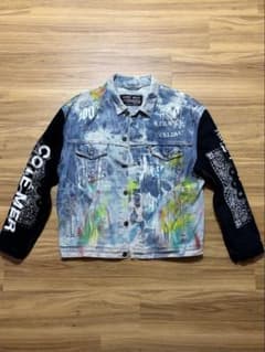 coté mer デニムジャケット ブリーチ加工 フリーサイズのサムネイル