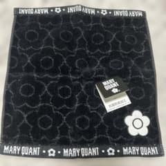 MARY QUANT ブラックタオルハンカチのサムネイル