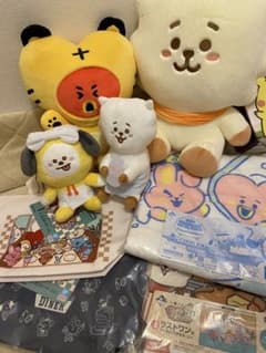 BT21 BTS 봉제 인형 TIGER 이치 반 쿠지 정리 판매