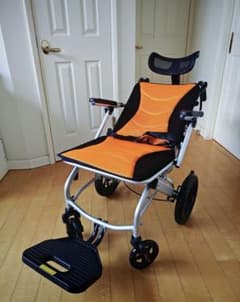 Nice Way11 ナイスウェイ11 介助式 リクライニング 車椅子 オレンジ