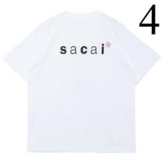 sacai × WTAPS 25SS Print T-Shirt 白 サイズ１ 4 白 SACAI x WTAPS Tシャツ 25SS サカイ ダブルタップス - メルカリ